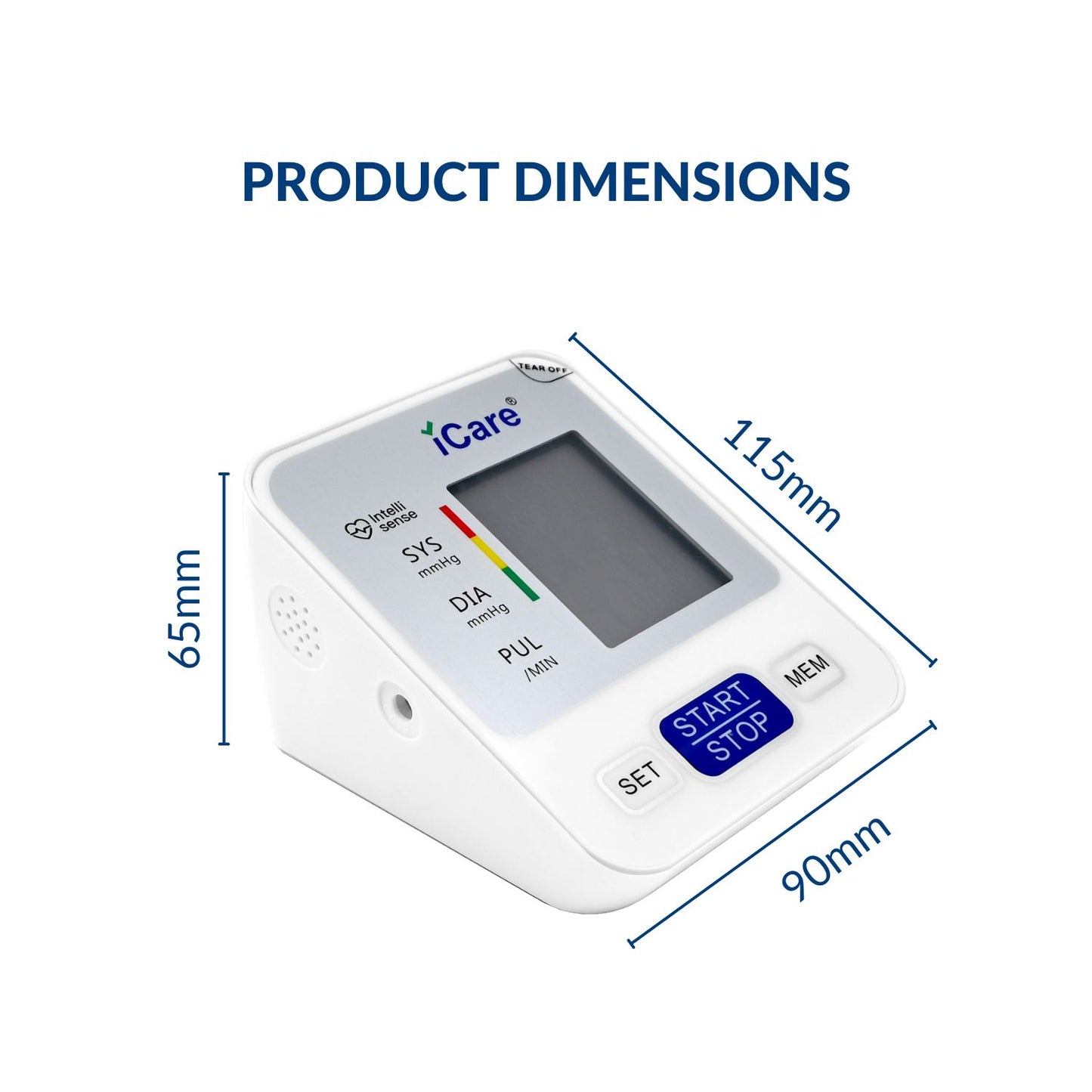 iCare® CK238 Automatic Digital Blood Pressure Monitor / Digital Sphygmomanometer Small arm cuff 22-32cm