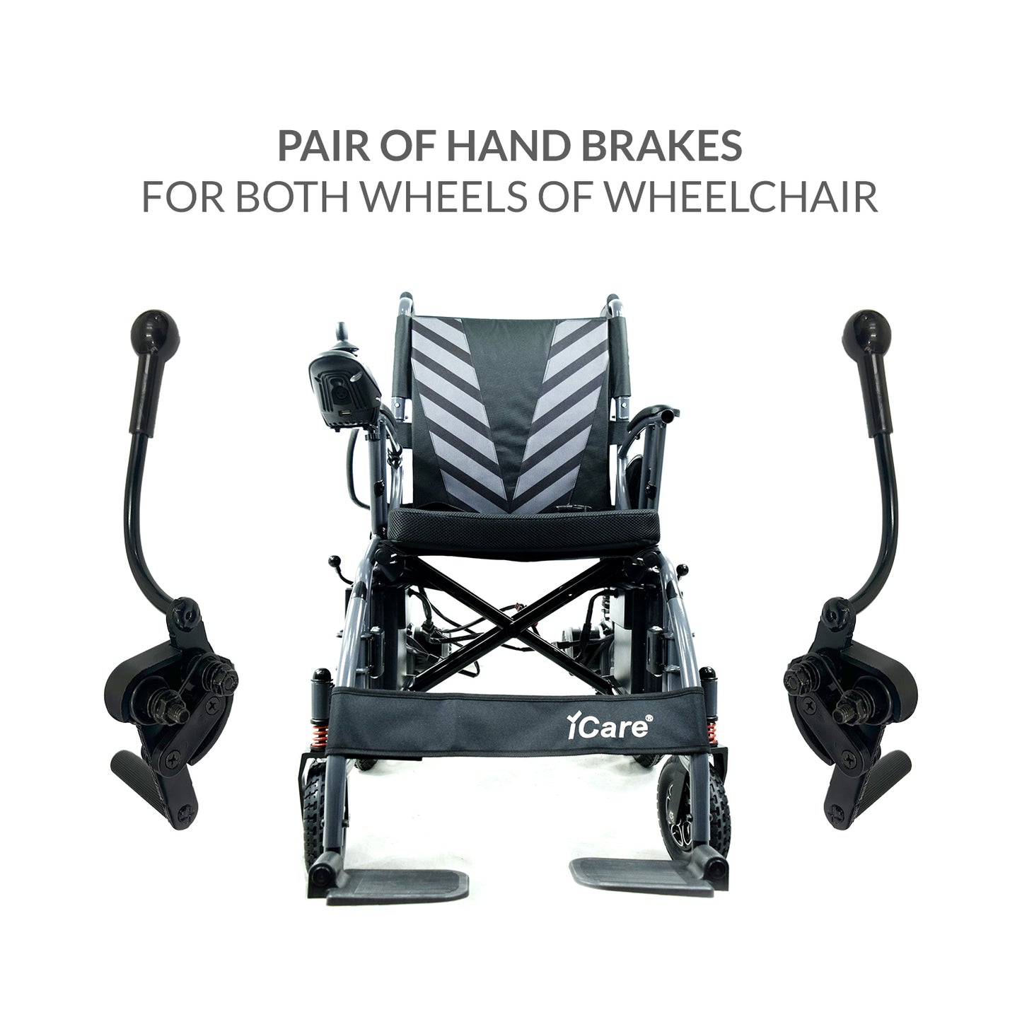 iCare® Hand Brakes for E610 Max Electric Wheelchair