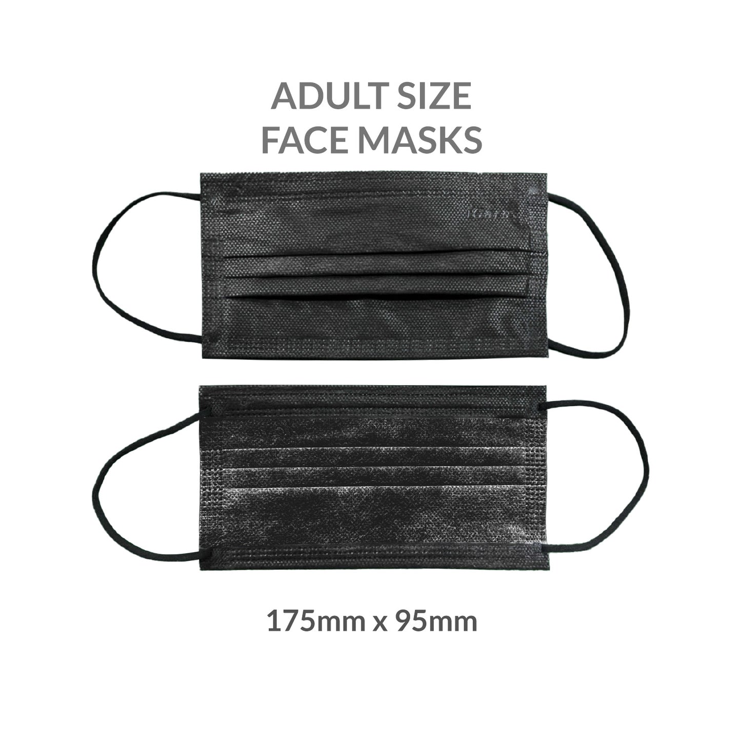iCare® REF287 Disposable Face Mask ( Type II For Medical Use) with Comfortable Elastic Earloop and Embedded Nose Clip Design, 3ply Breathable Melt-Blown and Non-Woven Fabric for Home, Office and Outdoor