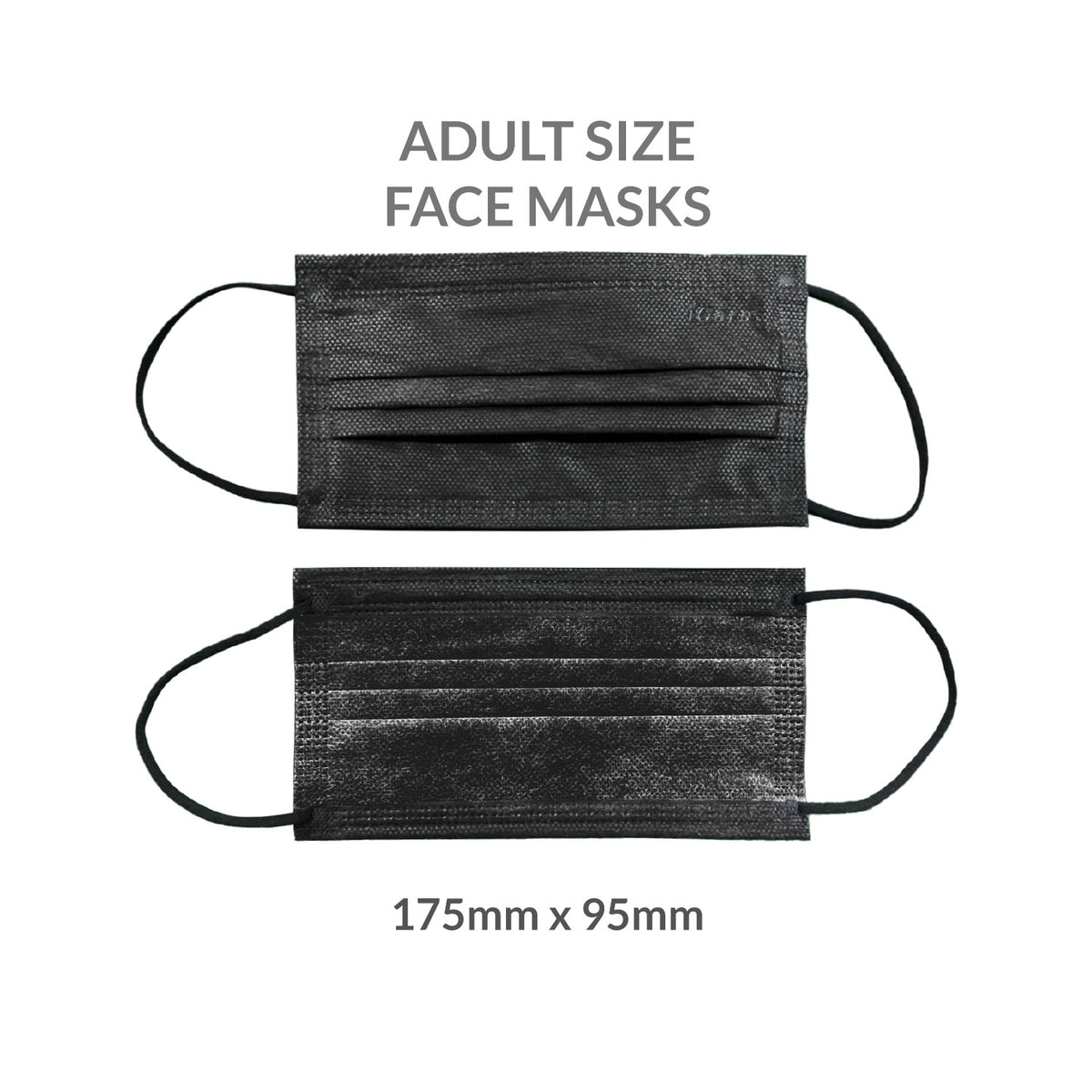 iCare® REF287 Disposable Face Mask ( Type II For Medical Use) 2 Boxes(100pcs) with Comfortable Elastic Earloop and Embedded Nose Clip Design, 3ply Breathable Melt-Blown and Non-Woven Fabric for Home, Office and Outdoor