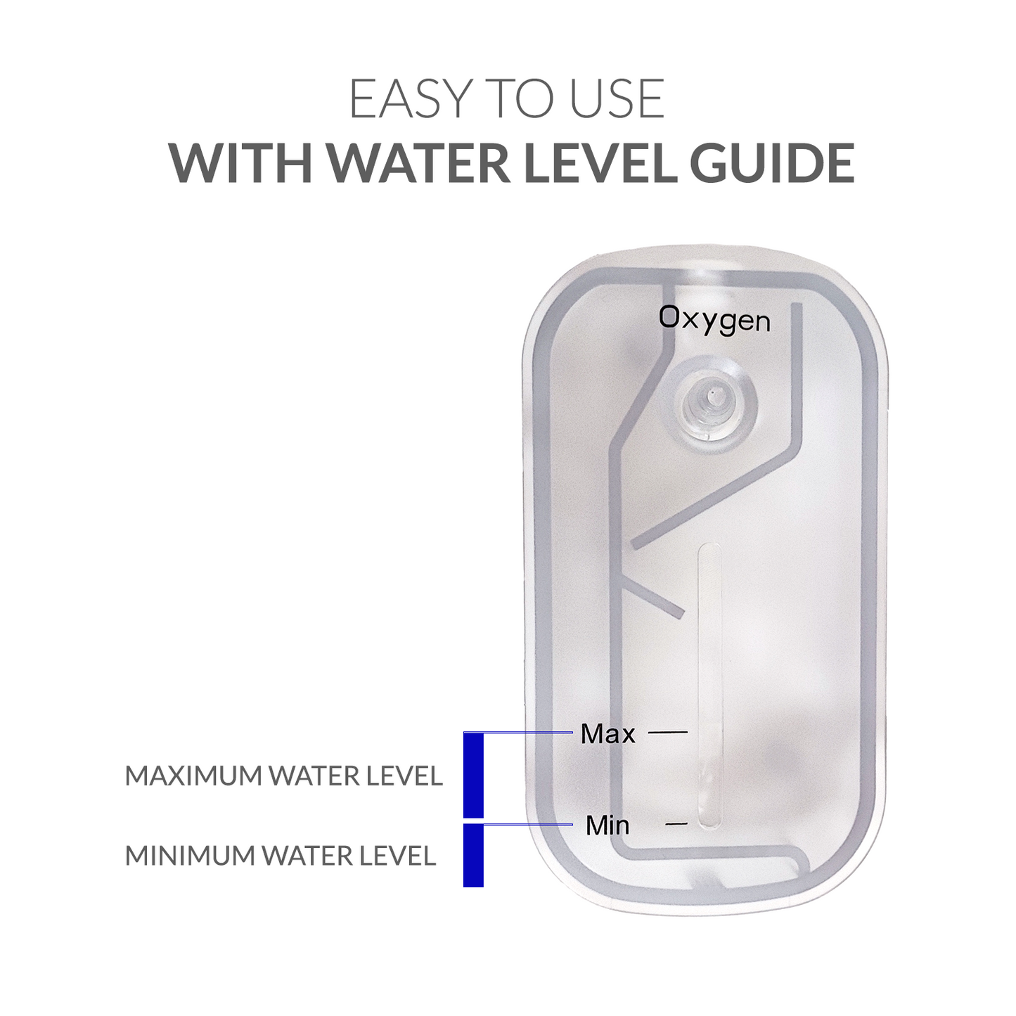 iCare Humidification bottle ONLY COMPATIBLE WITH LL02 Oxygen Concentrator