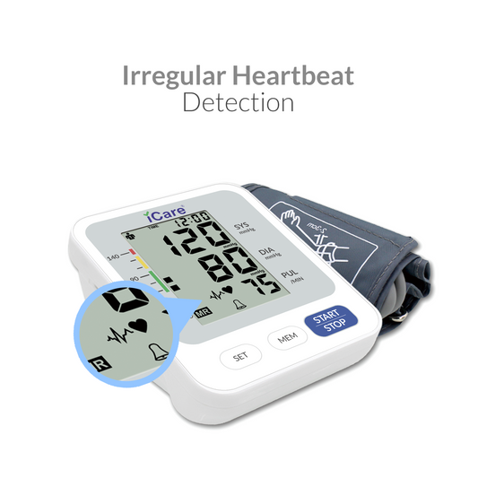 iCare Bundle Deal 8 CK260 BP Monitor + OCP25 Glucose Meter + E69 Infrared Thermometer + OX001 Pulse Oximeter Health Monitoring Super Bundle