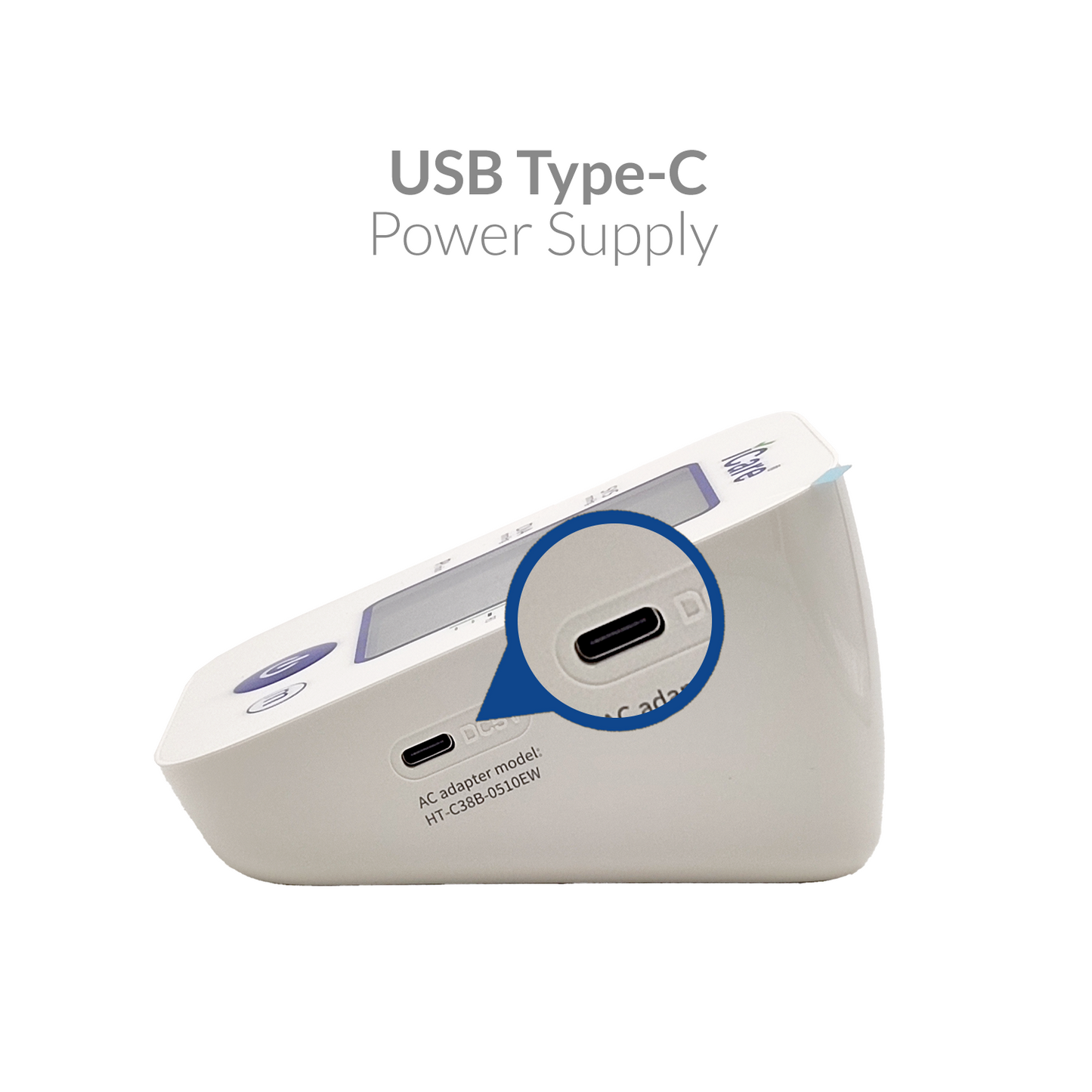 iCare CK320 USB Powered Automatic Digital Blood Pressure Monitor, Large 22-45cm Arm Cuff