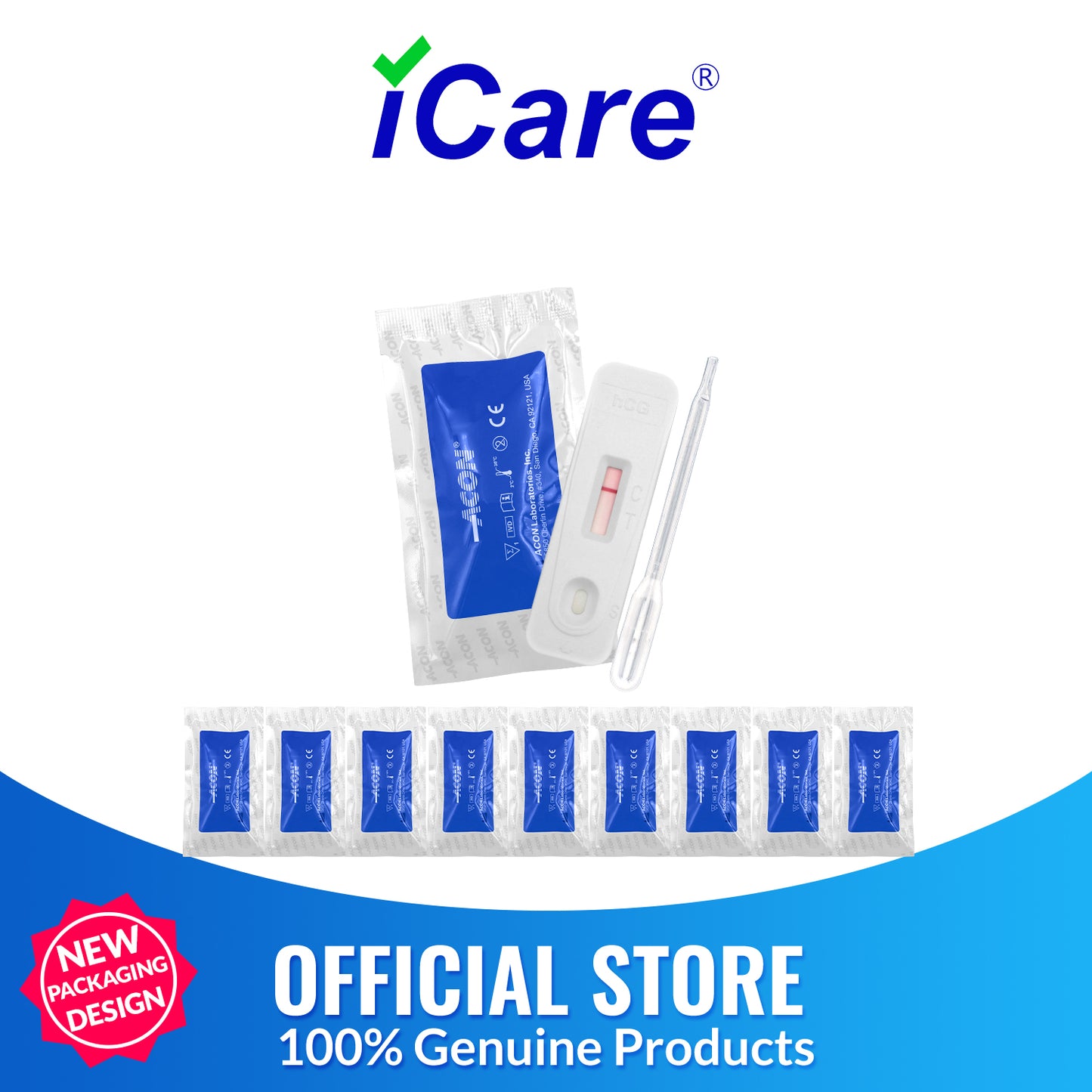 iCare® HCG Pregnancy Test Cassette