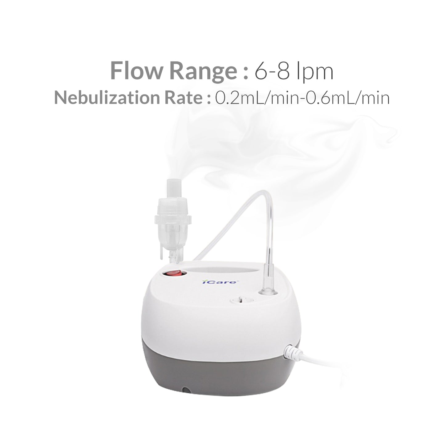 iCare® N38 Ultra Compressor Nebulizer Inhalator with Adult and Children Mask Kits