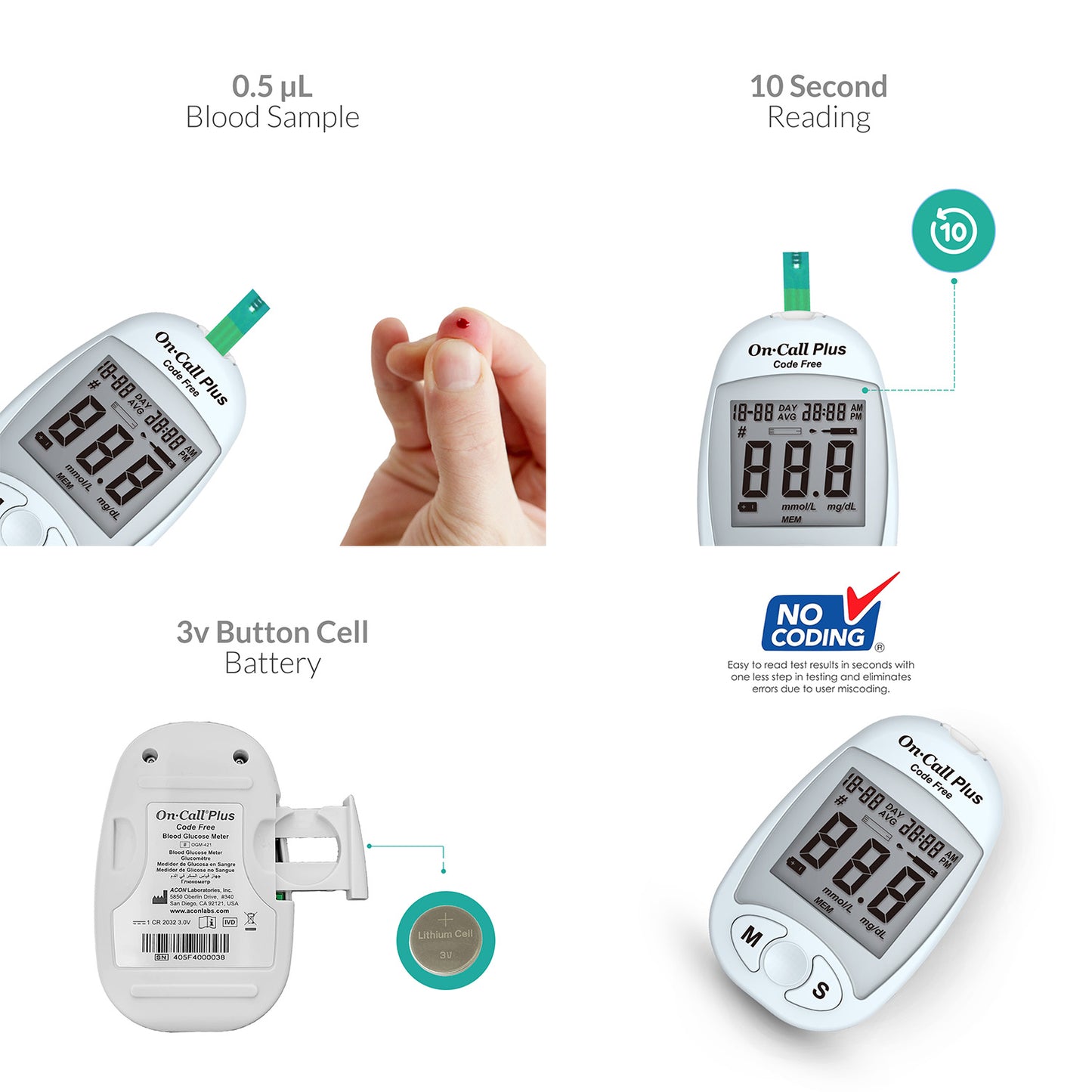 iCare Bundle Deal 24 CK239 Digital BP Monitor +OCP50 Blood Glucose Meter + E69 Infrared Forehead Thermometer