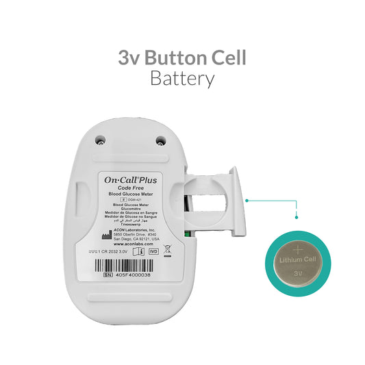 iCare OnCall Plus Code-Free Glucose Meter with 100 Test Strips and 110 Lancets