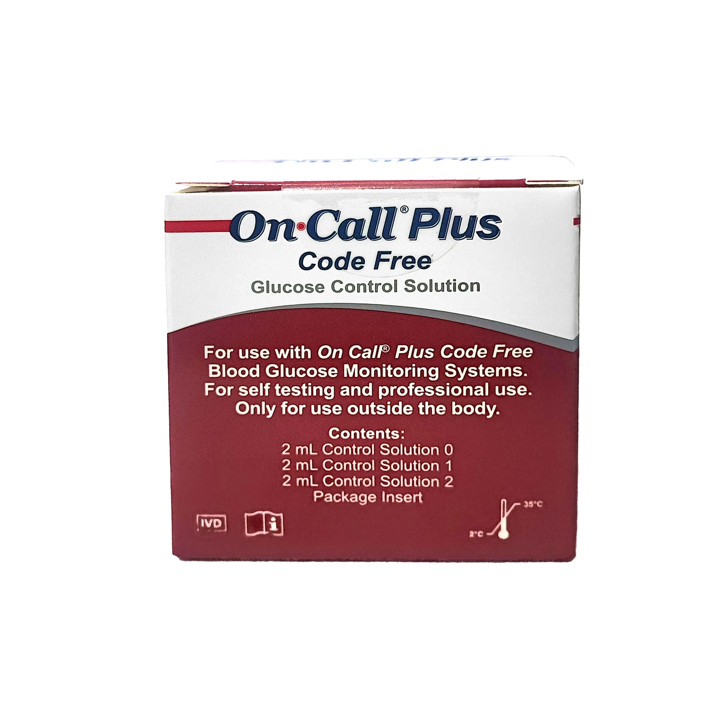 iCare On Call Plus Code Free Control Solution Level 0 to Level 2 for On Call Plus Code Free Glucose Meter