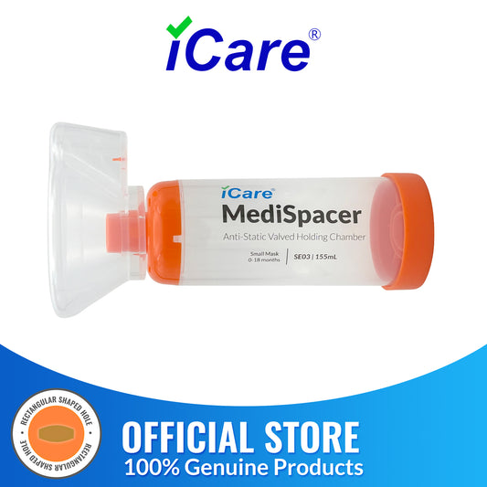 iCare SE03 MediSpacer Chamber Spacer for 0-18 Months Old with Small Mask