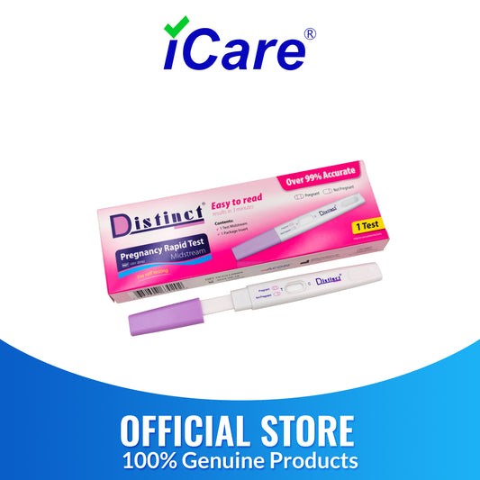 iCare® Distinct Pregnancy Rapid Test Midstream, Discreet Packaging, Over 99% Accurate, Easy to Read and Results in 3 minutes