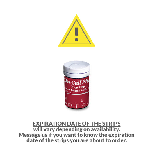 iCare® On Call Plus Code Free Test Strips and Lancets ONLY COMPATIBLE WITH On Call Plus (Code-Free) GLUCOSE METER SA