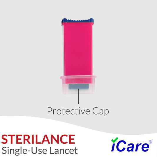 iCare® Sterilance PRESS 16pcs Single-use Lancet
