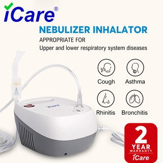 iCare® N38 Ultra Compressor Nebulizer Inhalator with Adult and Children Mask Kits