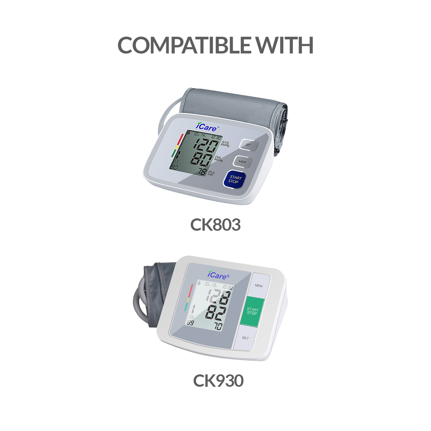 iCare® BK42 Large Arm Cuff 22-42cm                                         ➔COMPATIBLE WITH CK803 and 930