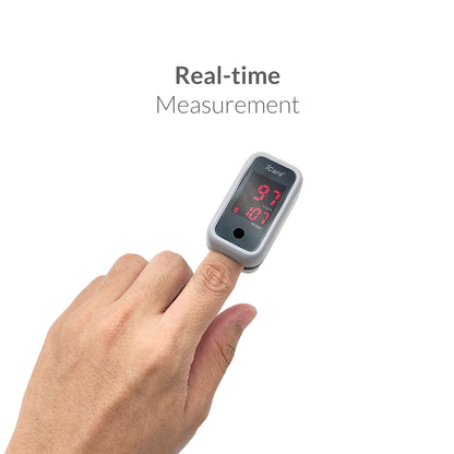 iCare OX002 Fingertip Pulse Oximeter with SpO2 and Pulse Rate Reading