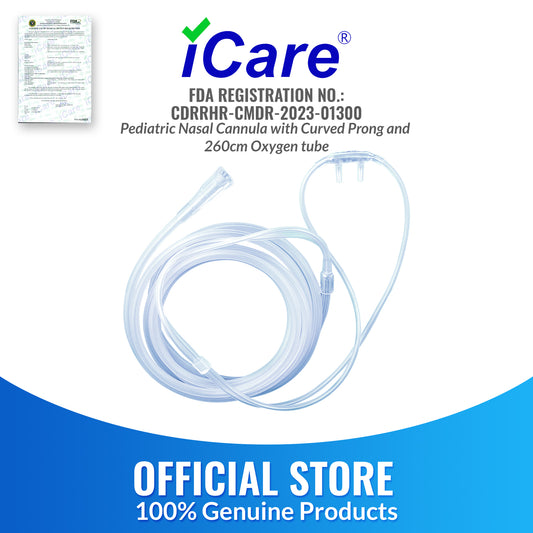 iCare® NM08-002 Nasal Cannula 260cm Oxygen Tube