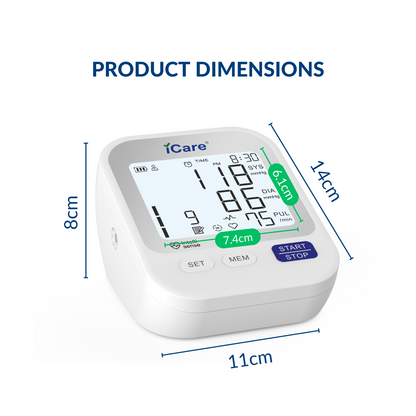 iCare Bundle Deal 27 AG50 Glucose Meter + CK239 Digital BP Monitor