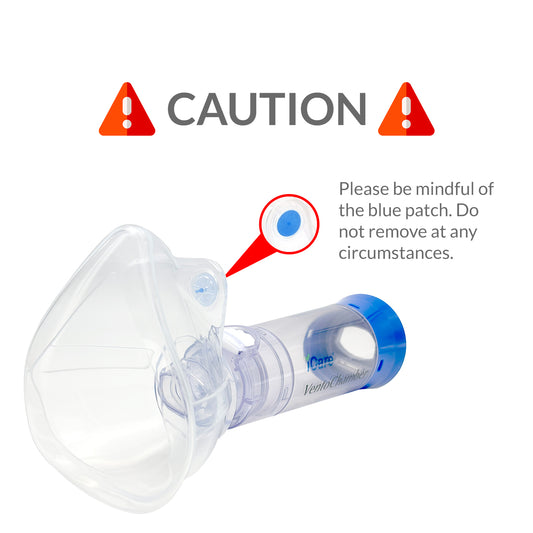 iCare SE06 VentoChamber Chamber Spacer for Adults with Large Mask