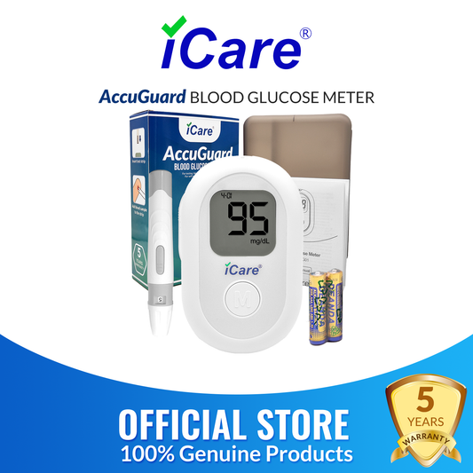 iCare AG01 AccuGuard Blood Glucose Monitor - Device Only, No Strips and Lancets