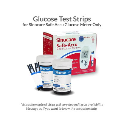 iCare® Safe Accu Glucose Test Strips ONLY COMPATIBLE WITH SAFE ACCU GLUCOSE METER SA