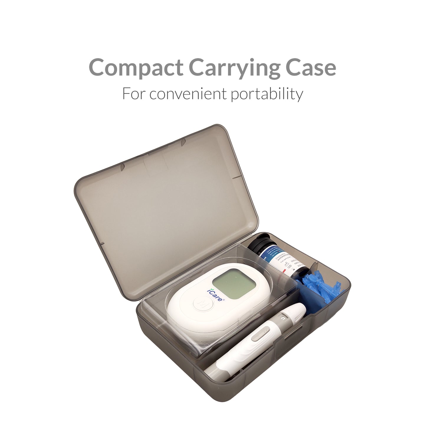 iCare AG100 AccuGuard Blood Glucose Monitor Complete set + 100pcs Test Strips & 100pcs Lancet