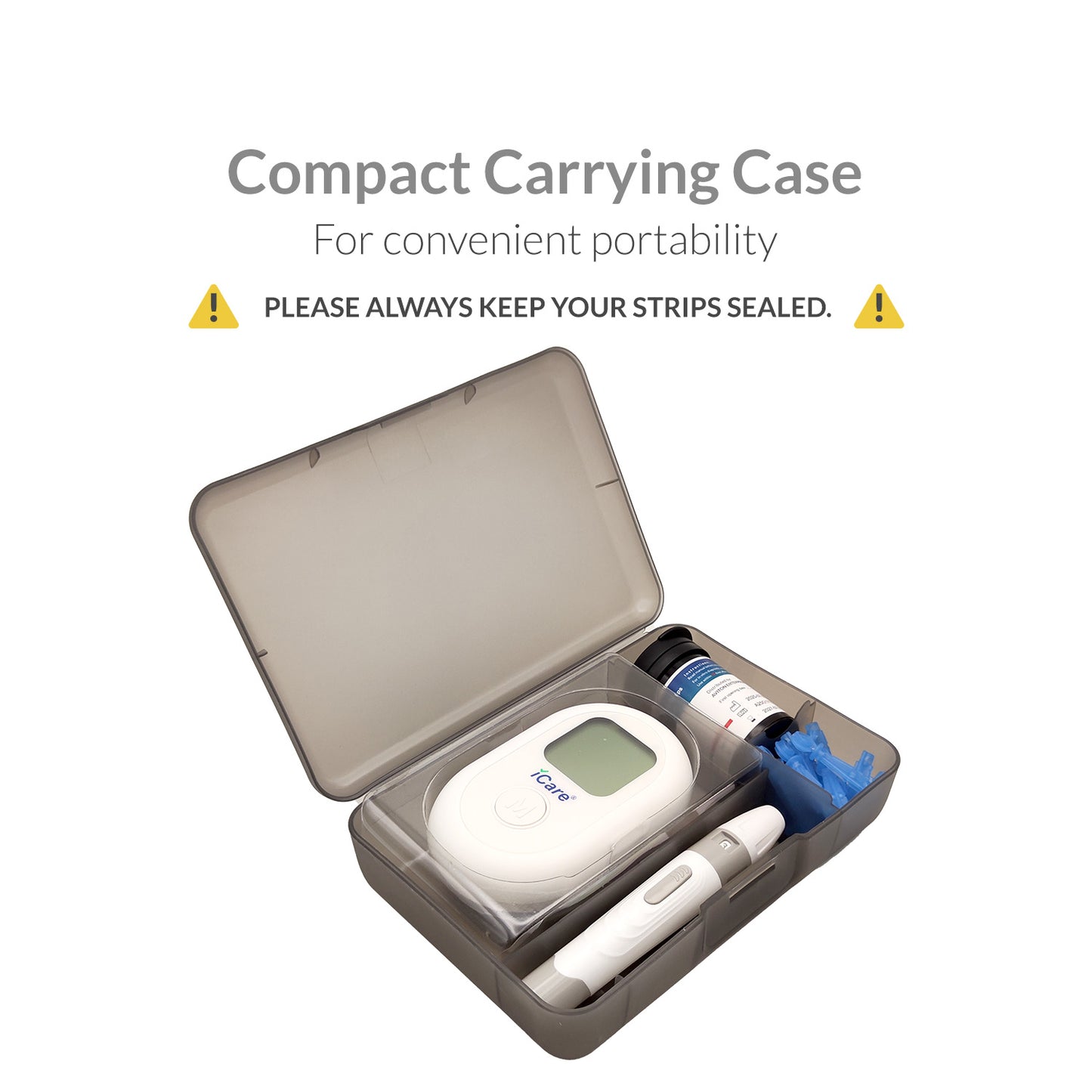 iCare AG25 AccuGuard Blood Glucose Monitor Complete set + 25pcs Test Strips & 25pcs Lancets