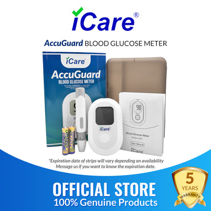 iCare AG01 AccuGuard Blood Glucose Monitor - Device Only, No Strips and Lancets
