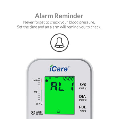 iCare CK262 Rechargeable Automatic Blood Pressure Monitor with Voice Broadcast and Light Indicator