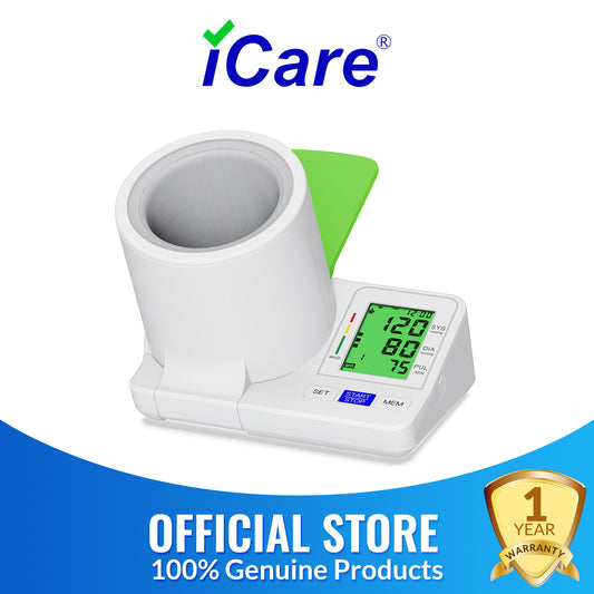 iCare BK38 Rechargeable Blood Pressure Monitor Digital Arm-Barrel Type Size 22-36cm Cuff BP Monitor