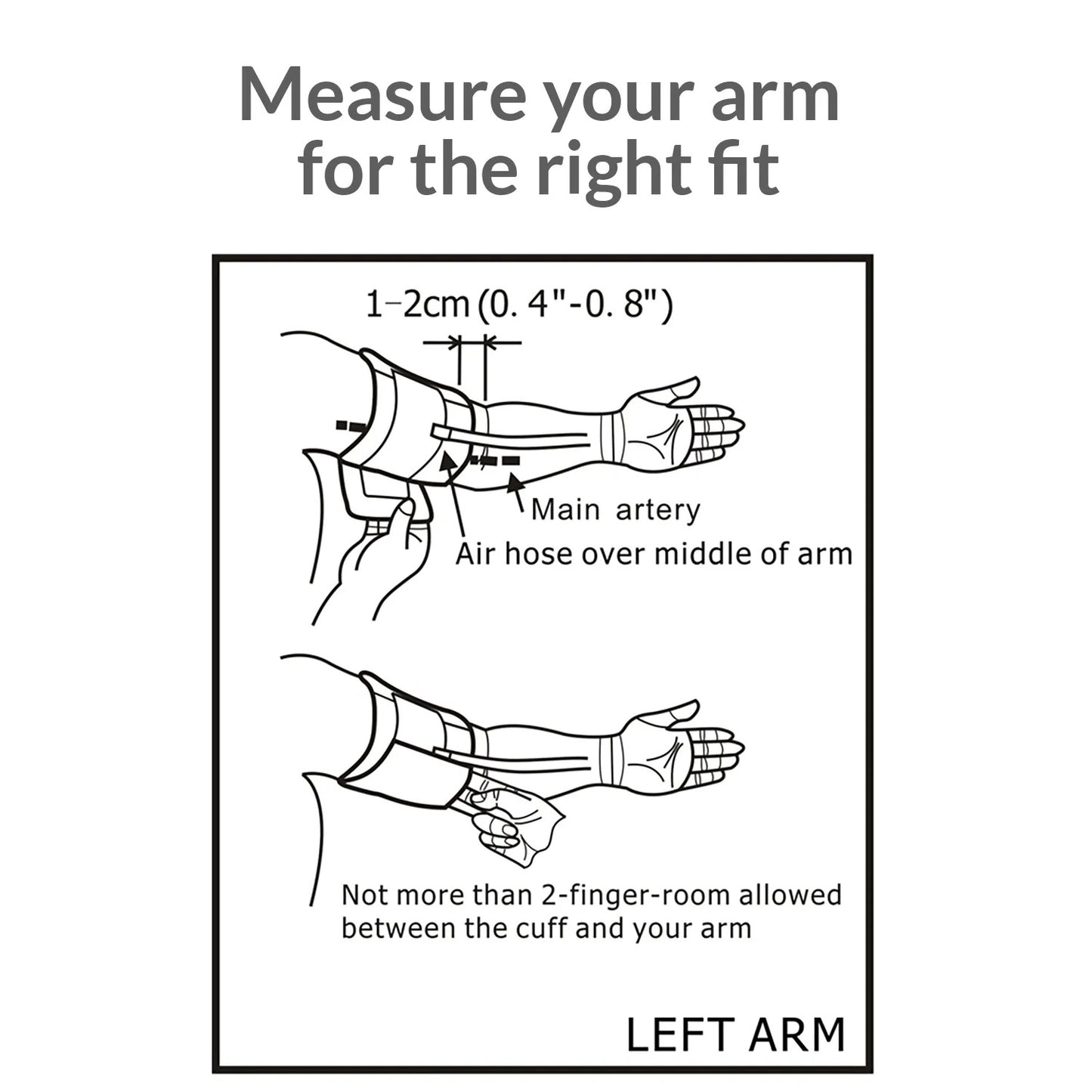 iCare CU-22-46CM Large Arm Cuff 22-46cm Compatible with CK238, CK239, and CK260