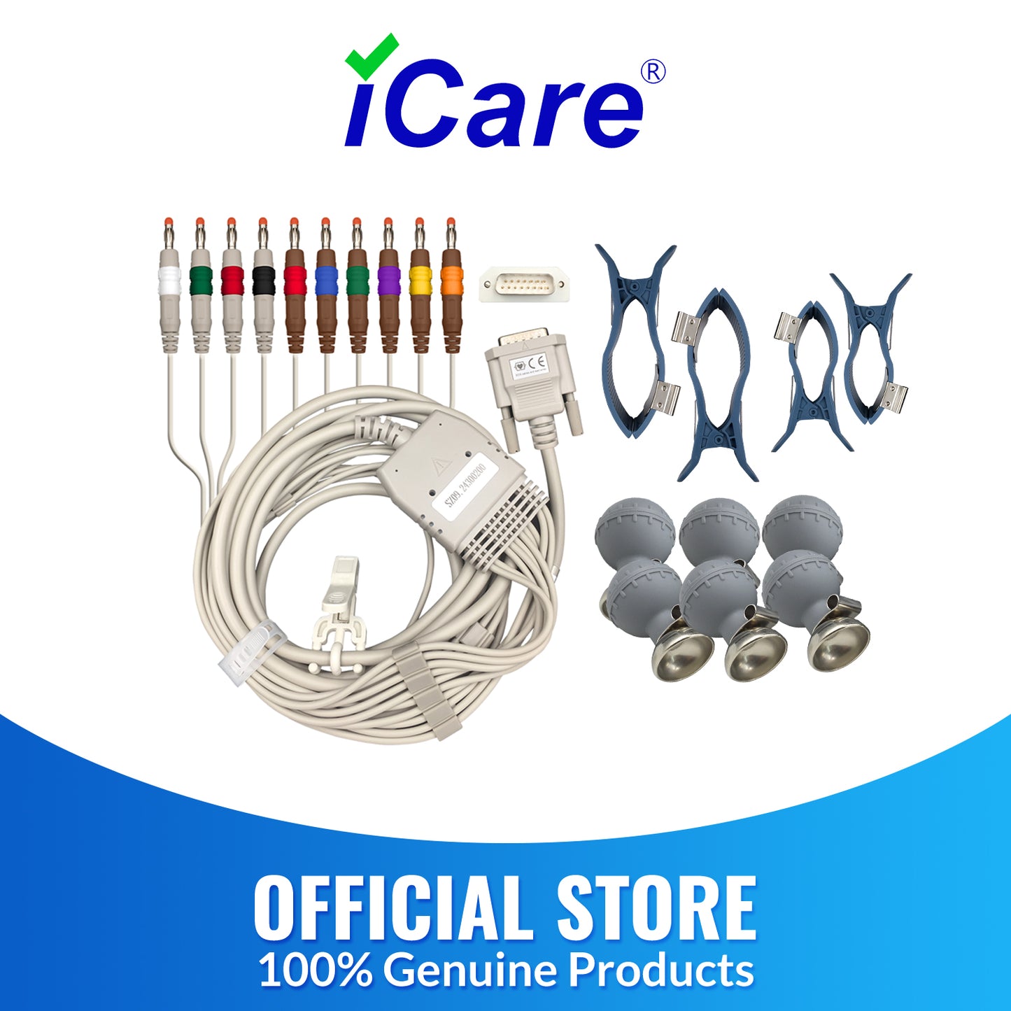 iCare® ECG Cables (Bulb & Clamp Type)