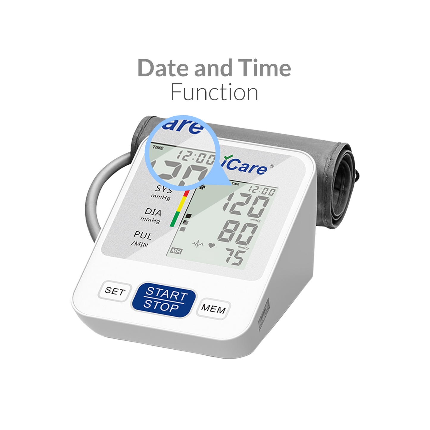 iCare Bundle Deal 33 CK238 Digital BP Monitor + N61 MediMist Compressor Nebulizer Kit Bundle