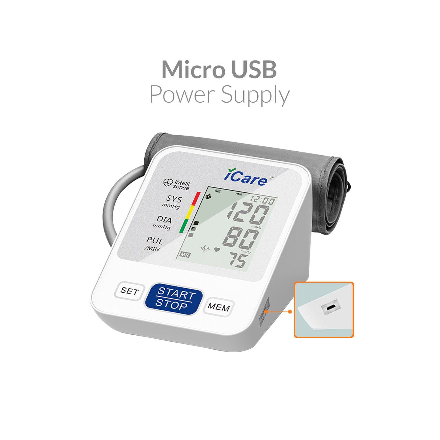 iCare Bundle Deal 26 AG50 Glucose Meter + CK238 Digital BP Monitor
