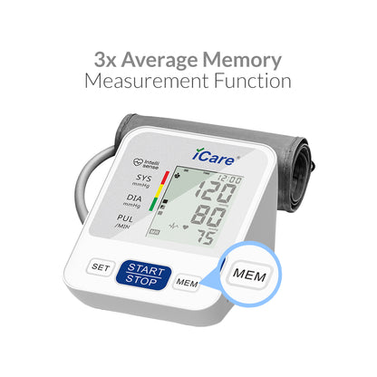 iCare Bundle Deal 35 OX001 Fingertip Pulse Oximeter + N61 MediMist Compressor Nebulizer Kit + CK238 Digital BP Monitor Bundle