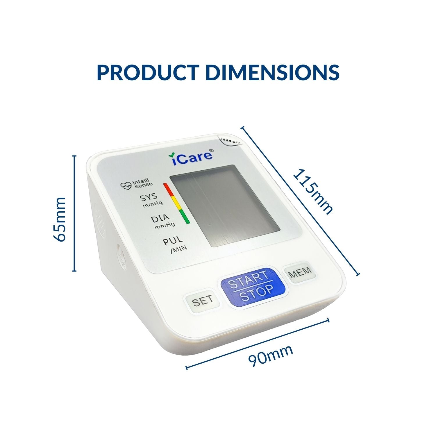 iCare Bundle Deal 35 OX001 Fingertip Pulse Oximeter + N61 MediMist Compressor Nebulizer Kit + CK238 Digital BP Monitor Bundle