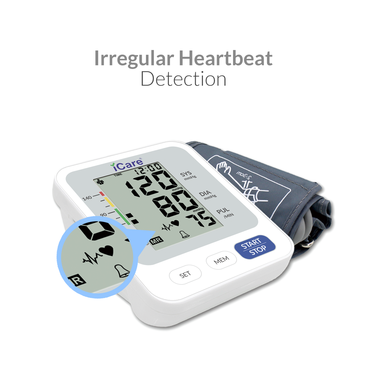 CK260 USB Powered Automatic Digital Blood Pressure Monitor, Small 22-32cm Arm Cuff