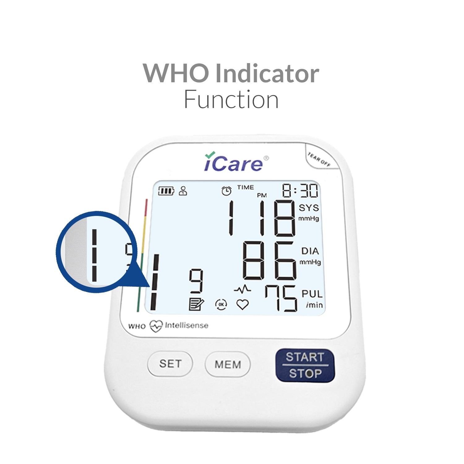 iCare® CK239 USB Powered Automatic Digital Blood Pressure Monitor with  Large Screen