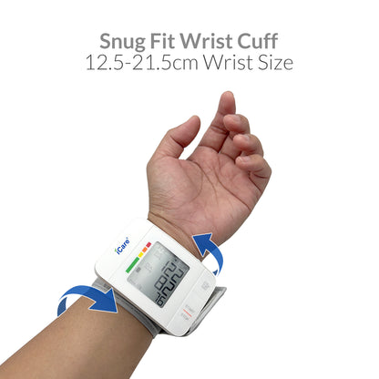 iCare CK118 Wrist Type Automatic Blood Pressure Monitor Digital, Voice Function