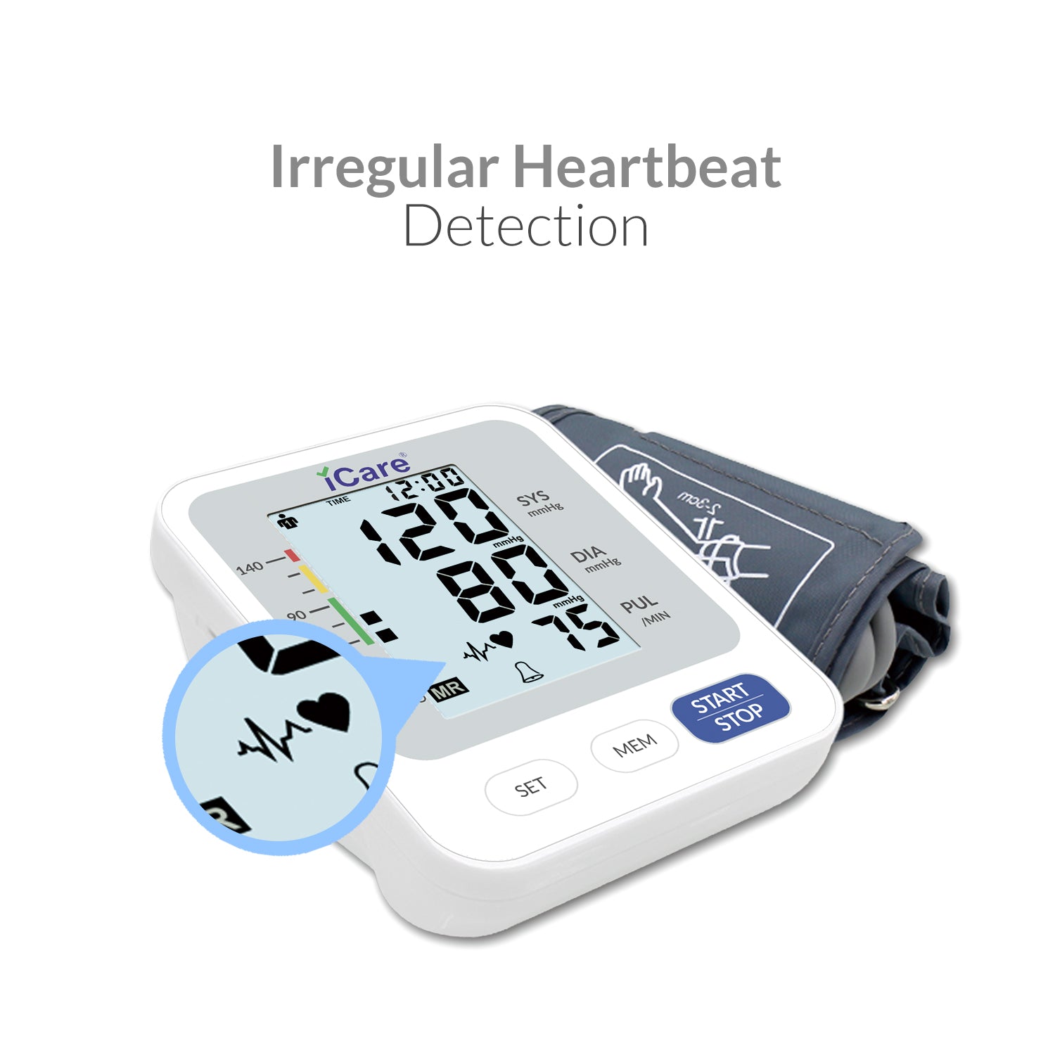 iCare CK260 USB Powered Automatic Digital Blood Pressure Monitor, Small 22-32cm Arm Cuff