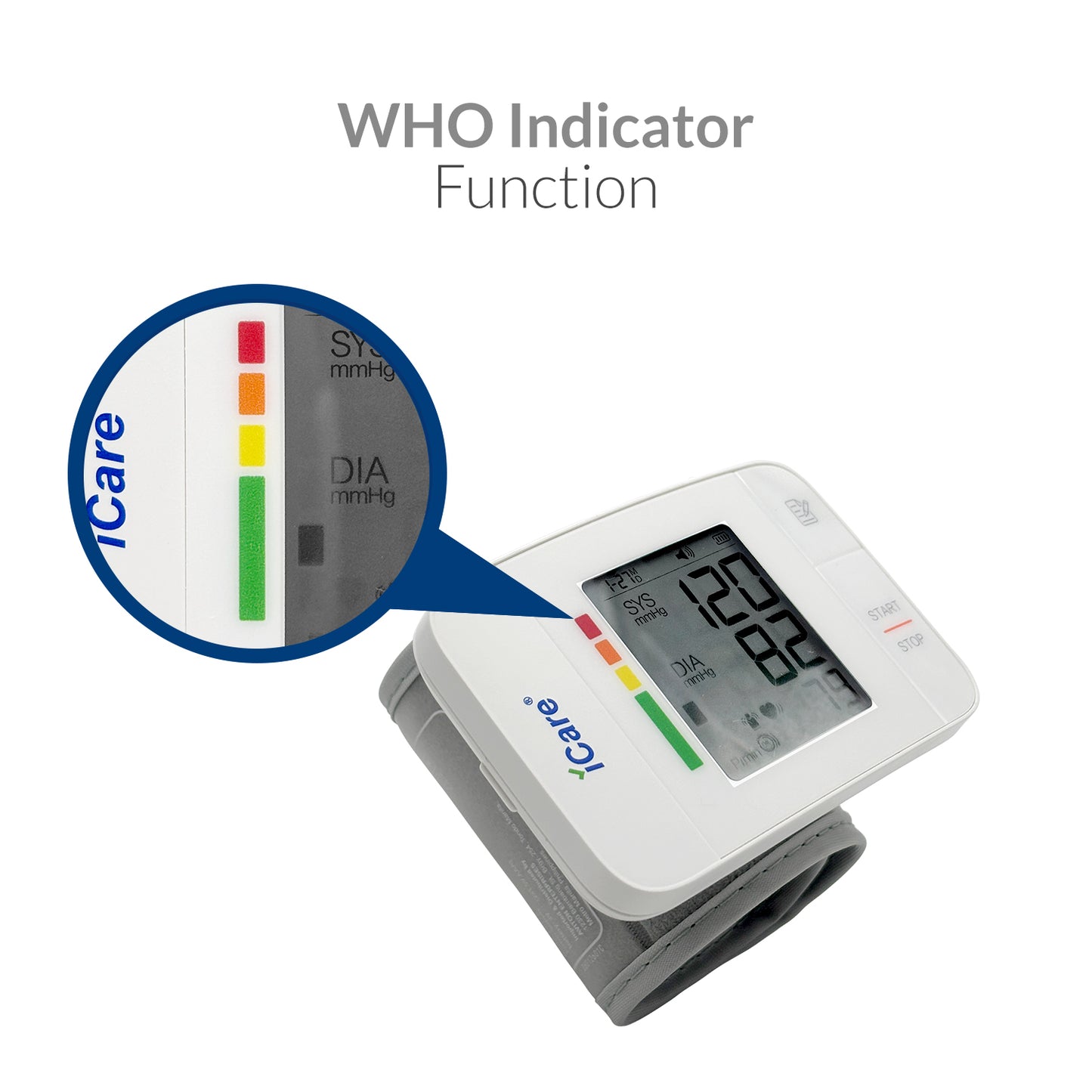 iCare CK118 Wrist Type Automatic Blood Pressure Monitor Digital, Voice Function