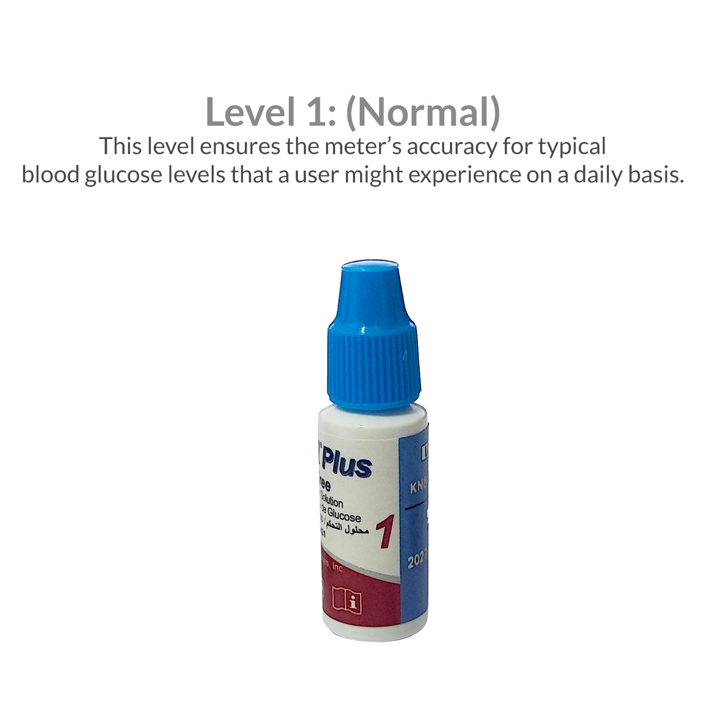 iCare On Call Plus Code Free Control Solution Level 0 to Level 2 for On Call Plus Code Free Glucose Meter