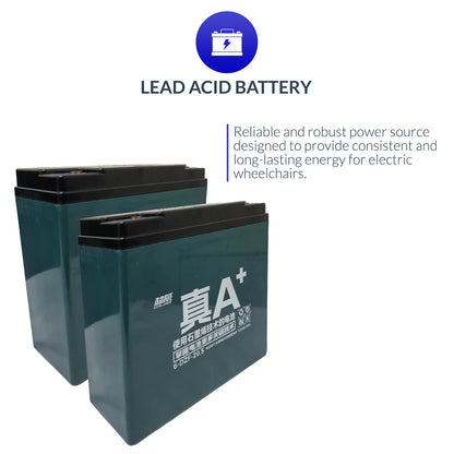iCare 24V 20AH CHILWEE Lead Acid Battery and Charger for E310 Pro and 510 Power Electric Wheelchair