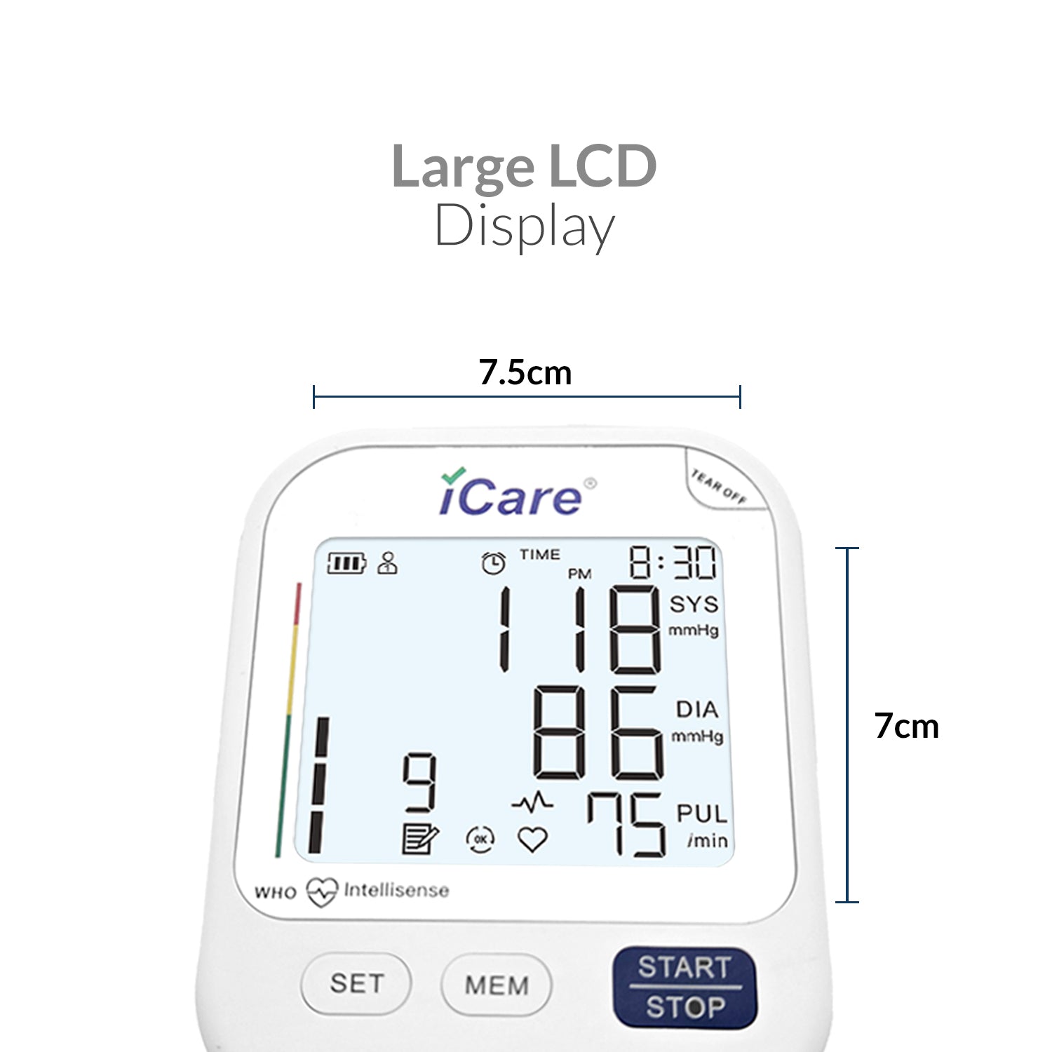 iCare® CK239 USB Powered Automatic Digital Blood Pressure Monitor with  Large Screen
