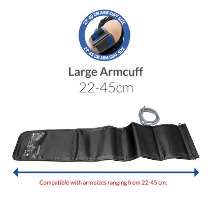 iCare CK321 Rechargeable Automatic Blood Pressure Monitor Digital , Large Arm Cuff 22-45cm BP Monitor
