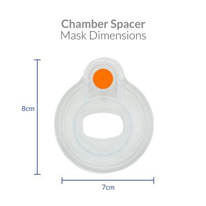 iCare SE03 MediSpacer Chamber Spacer for 0-18 Months Old with Small Mask