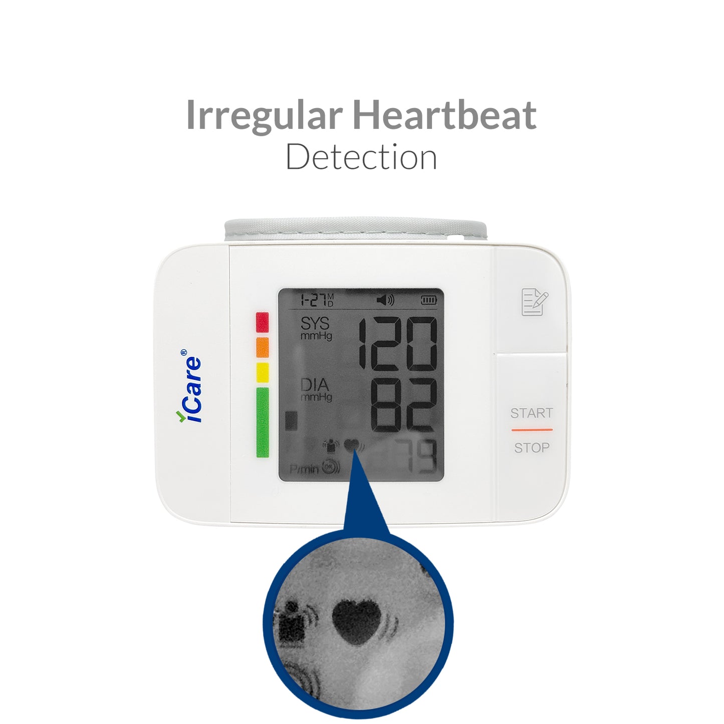 iCare CK118 Wrist Type Automatic Blood Pressure Monitor Digital, Voice Function