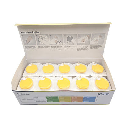 iCare SafeEdge Neo Heel Incision Safety Lancet for Newborn Blood Sampling, Sterile, Single-Use, Latex Free, Comfort Grip, Safety Engineered