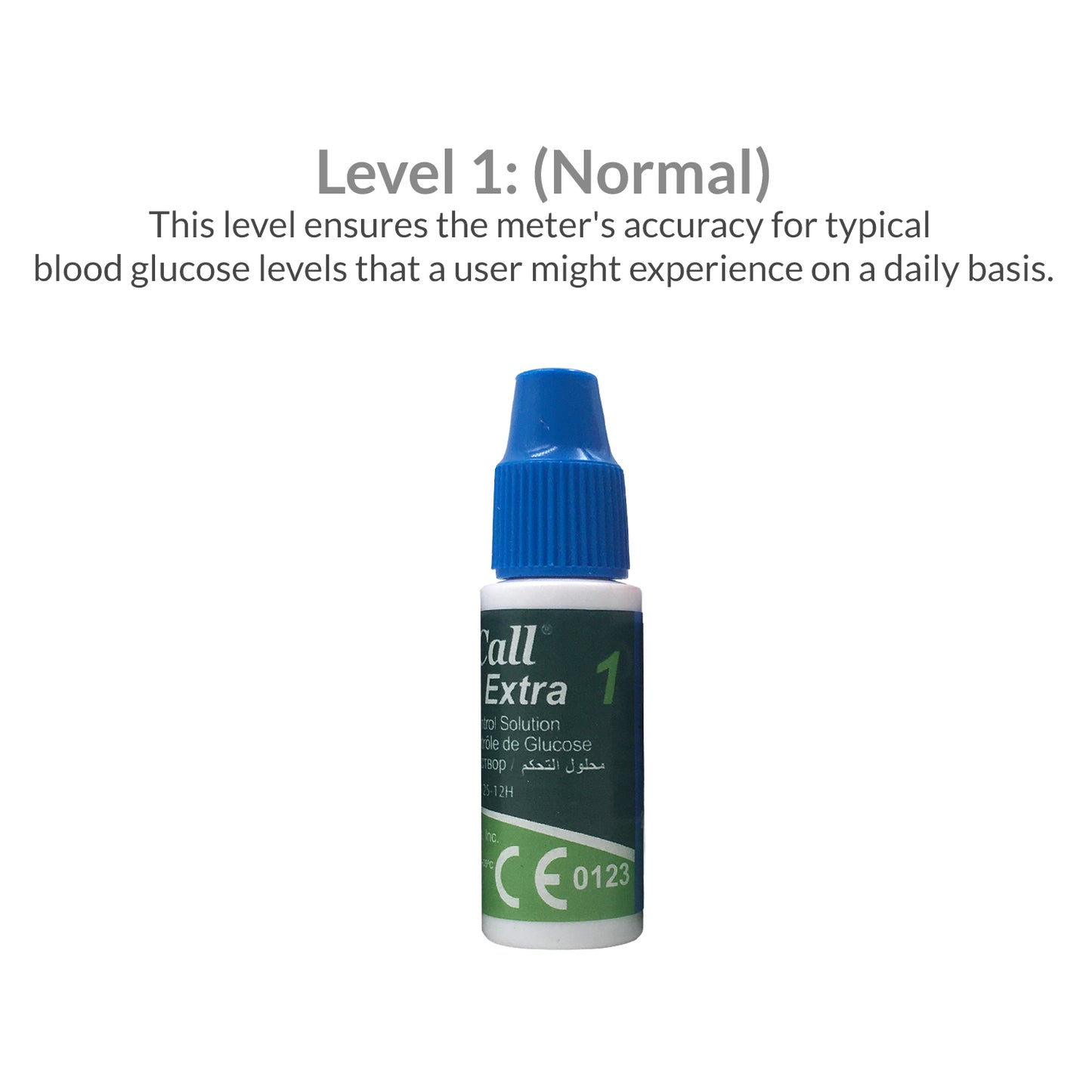 iCare® On Call Extra Control Solution Level 0 to Level 2