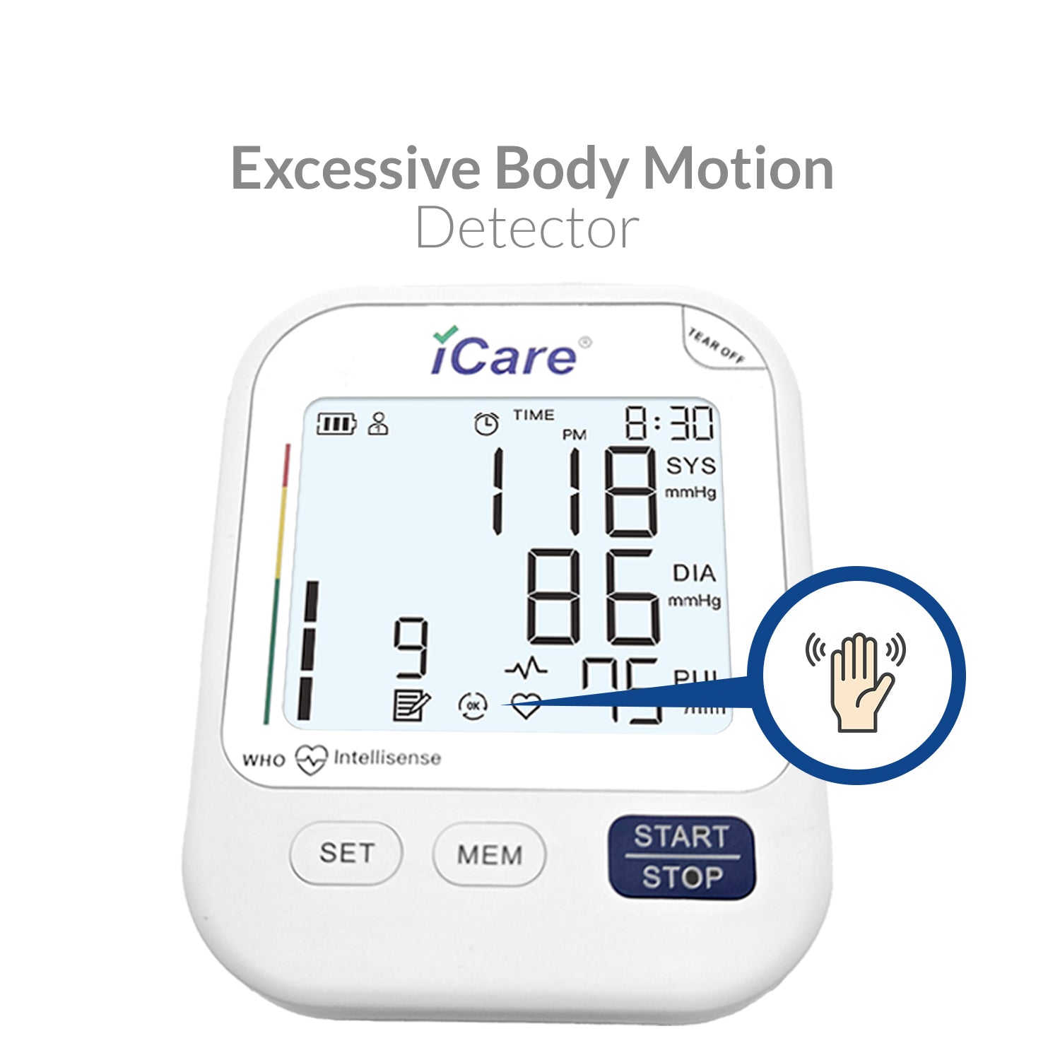 iCare® CK239 USB Powered Automatic Digital Blood Pressure Monitor with  Large Screen
