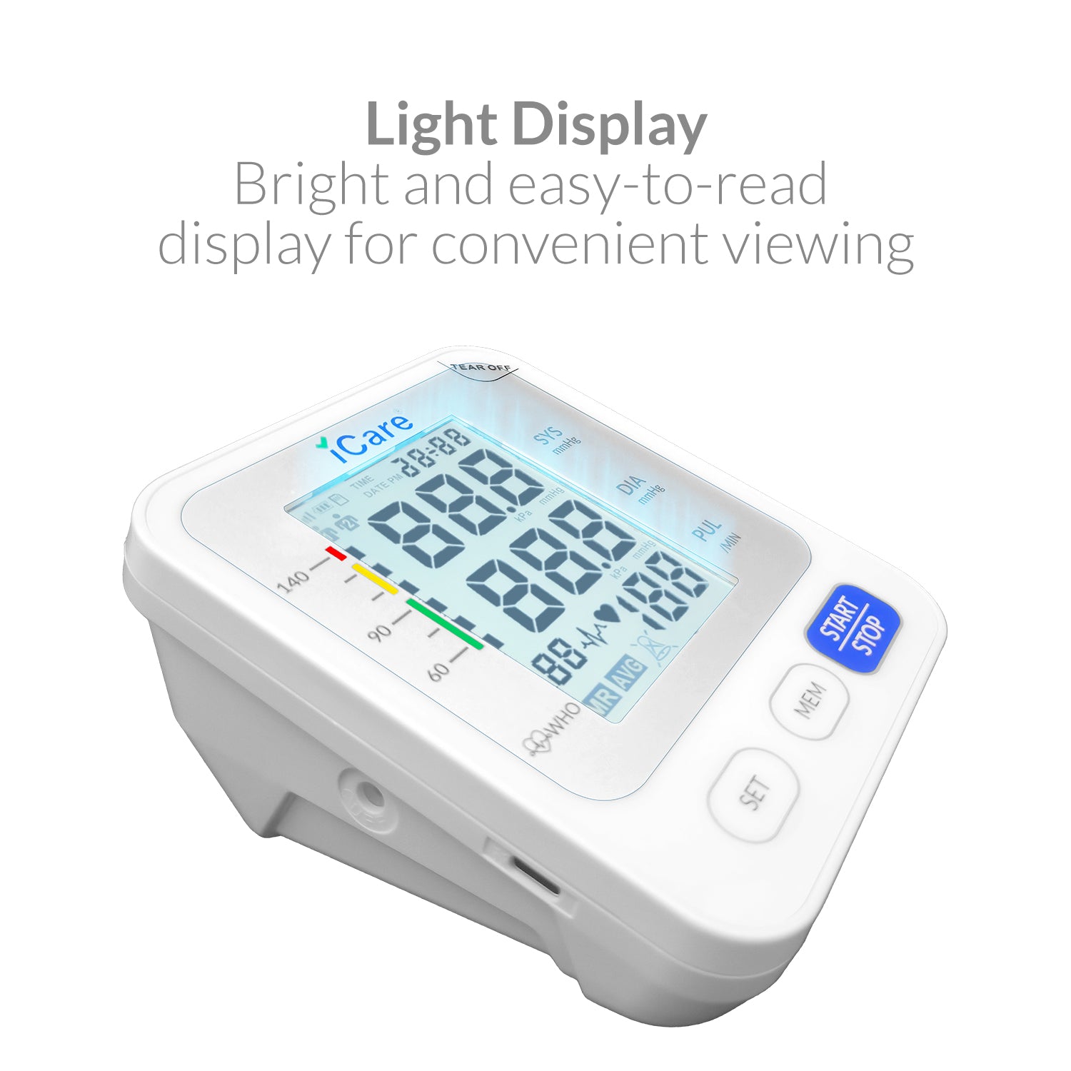 iCare CK260 USB Powered Automatic Digital Blood Pressure Monitor, Small 22-32cm Arm Cuff